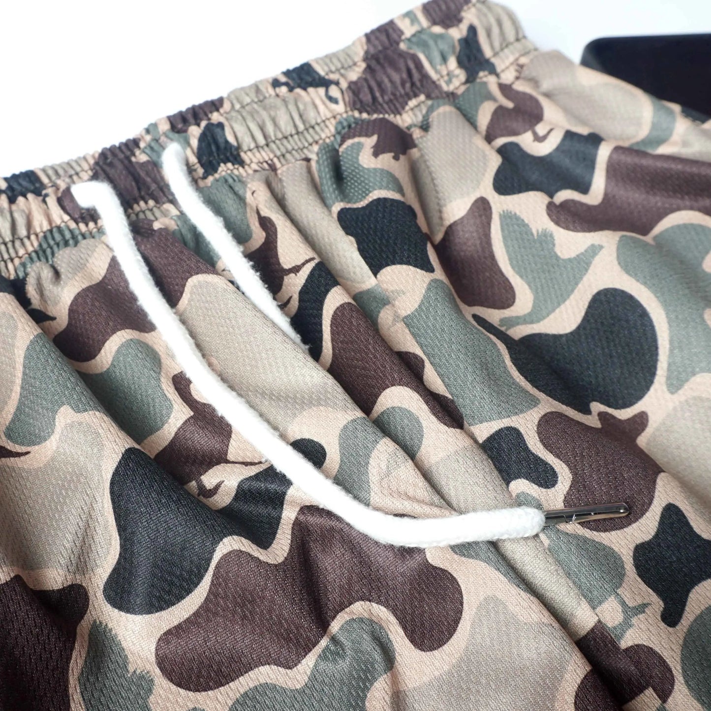 Pack 3 Duck Hunting Camo Shorts - 7 Inch Inseam Camo Mesh Design