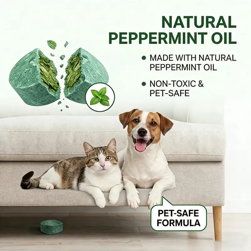 Natural Peppermint Rodent Repellent Balls (12 PCS) – Keep Rats, Mice & Pests Away Safely